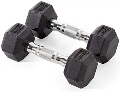 Haltères Biceps Hexagonaux 2,5 kg — Paire
