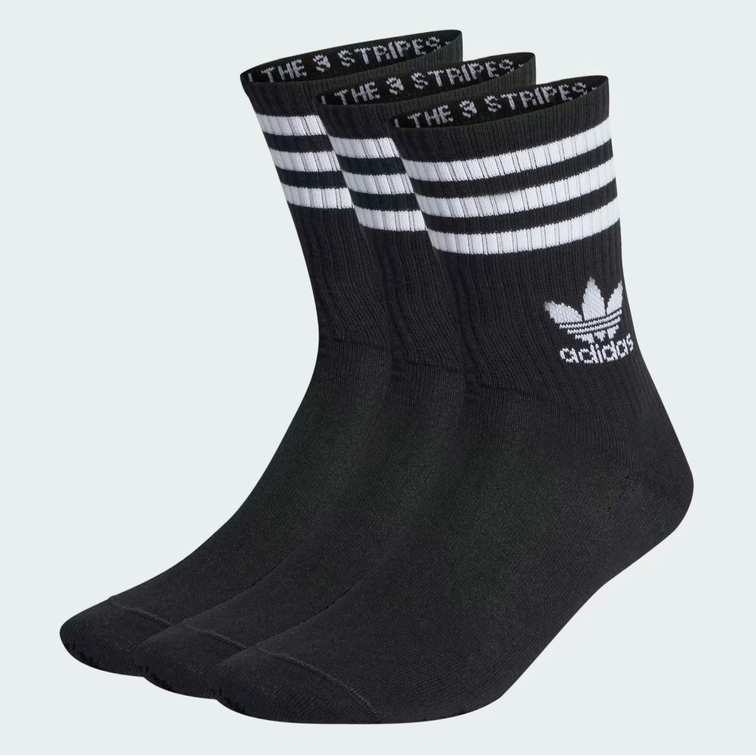 Pack de 2 Paires de Chaussettes mi-montantes
ADIDAS noires SX-22