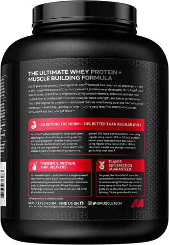 Miniature : MUSCLETECH NITRO-TECH WHEY PROTEIN 1,81kg