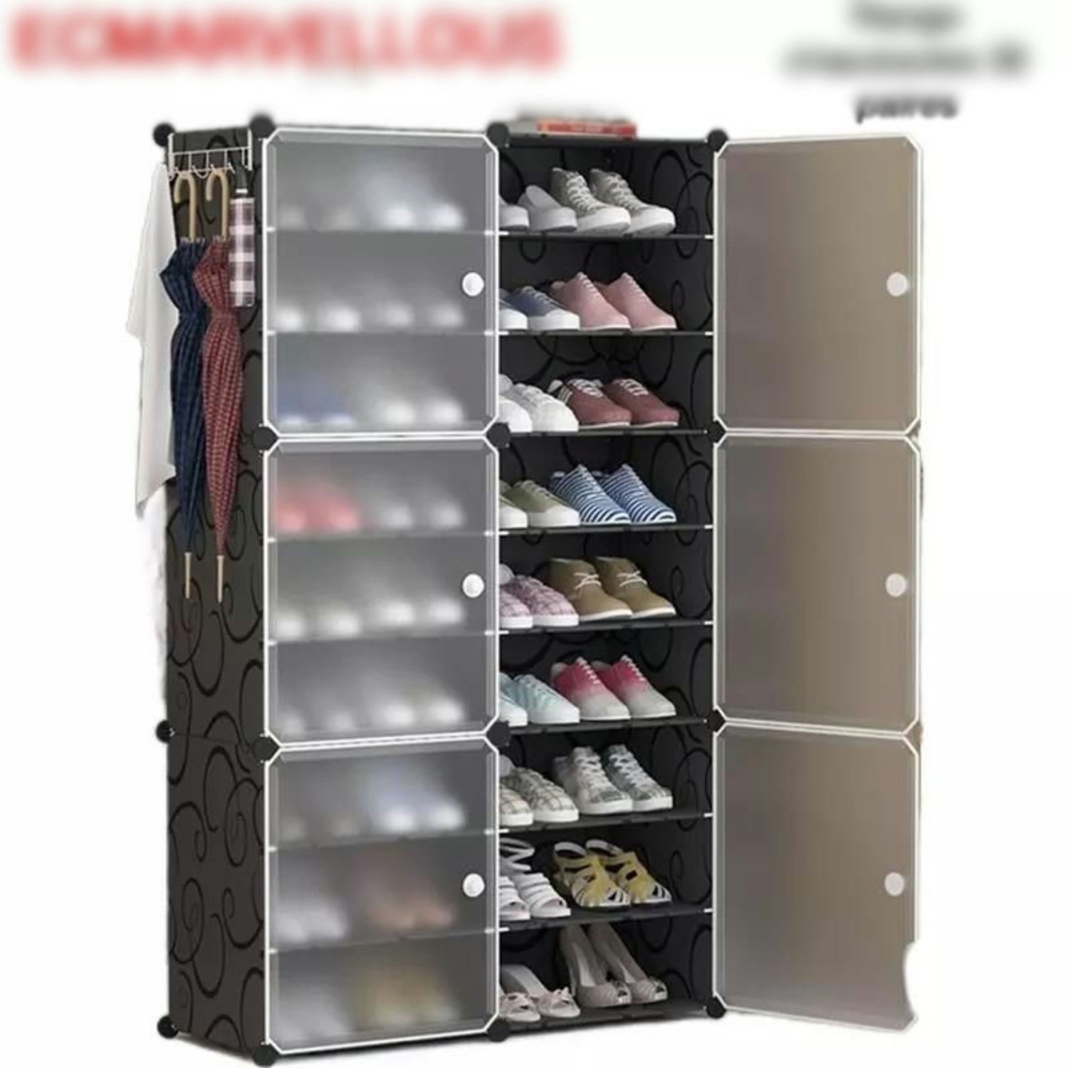 Etagères à chaussures - 36 paires - Réf. 026