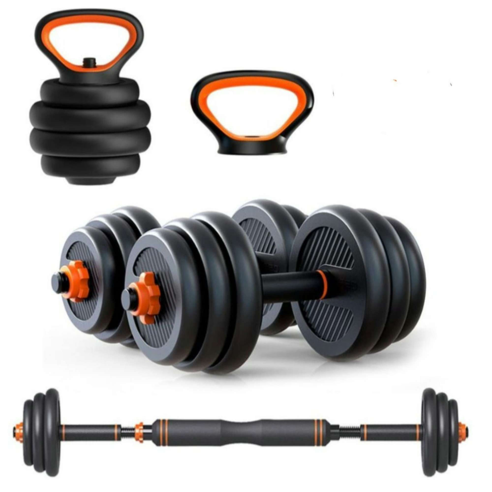 Biceps avec barre + kettlebell