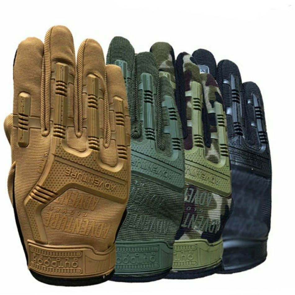 Paire de gants tactiques longs à doigts complets