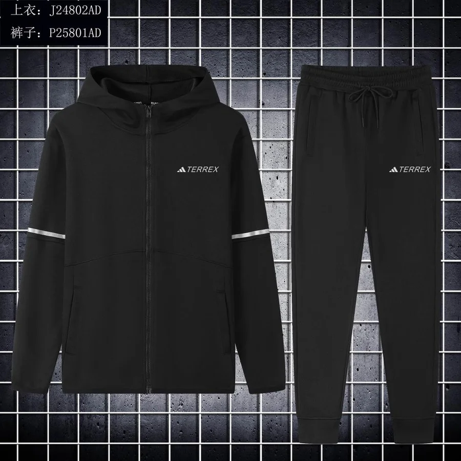 Ensemble blouson avec capuchon noir