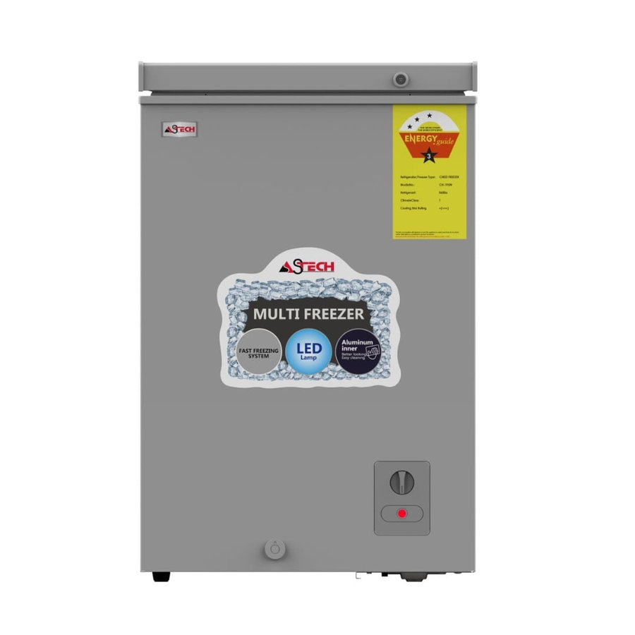 Congélateur horizontal Astech 160 litres gris CH160IG