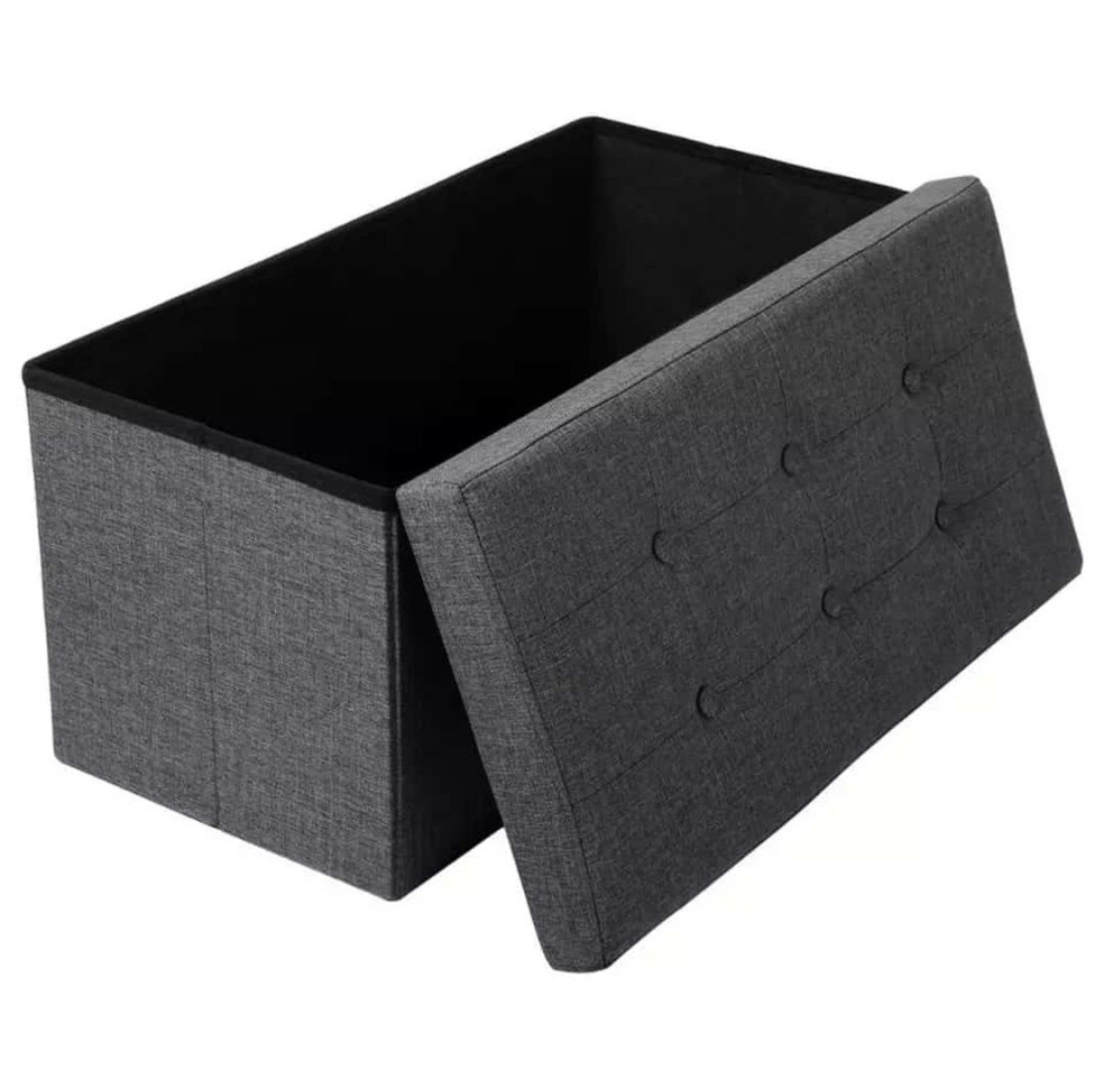 Tabouret - pouff de rangement pliable