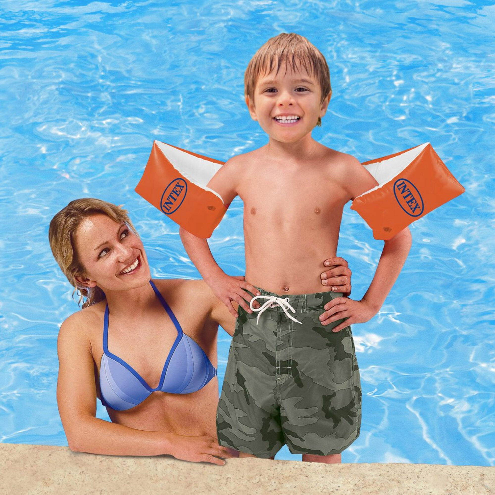 Brassards de natation enfants HY Intex – sécurité et confort aquatique