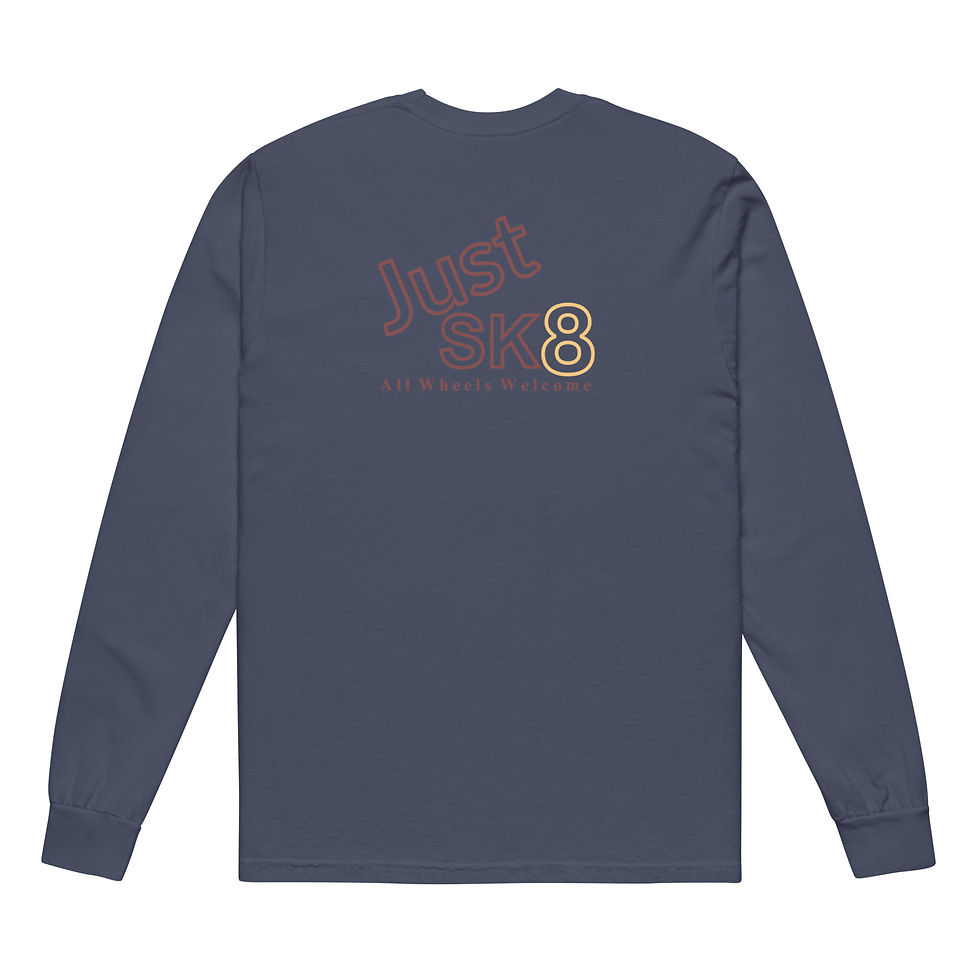 Thumbnail: Just Sk8 Garment-dyed heavyweight long-sleeve shirt