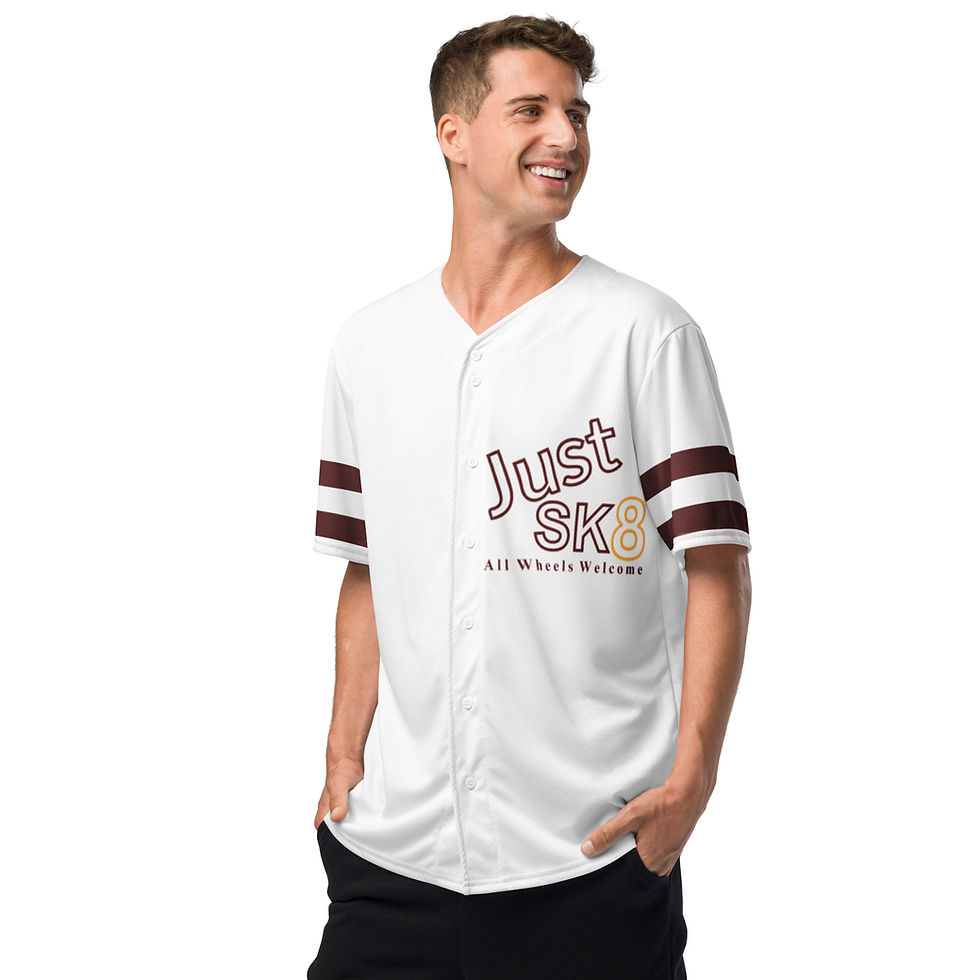 Thumbnail: Just Sk8 2 Recycled baseball jersey