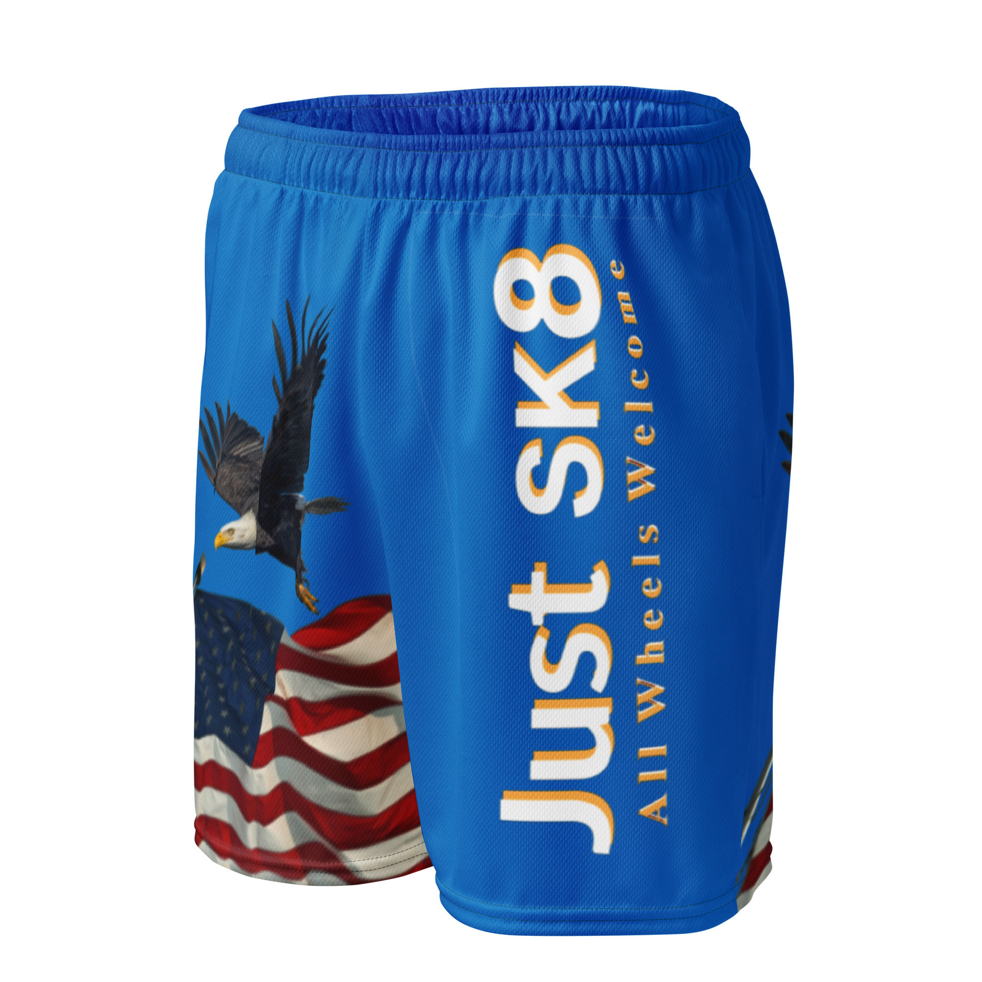 Just Sk8 Unisex mesh shorts Amer Blu 2
