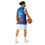 Thumbnail: Just Sk8 Recycled unisex basketball jersey Blu Amer