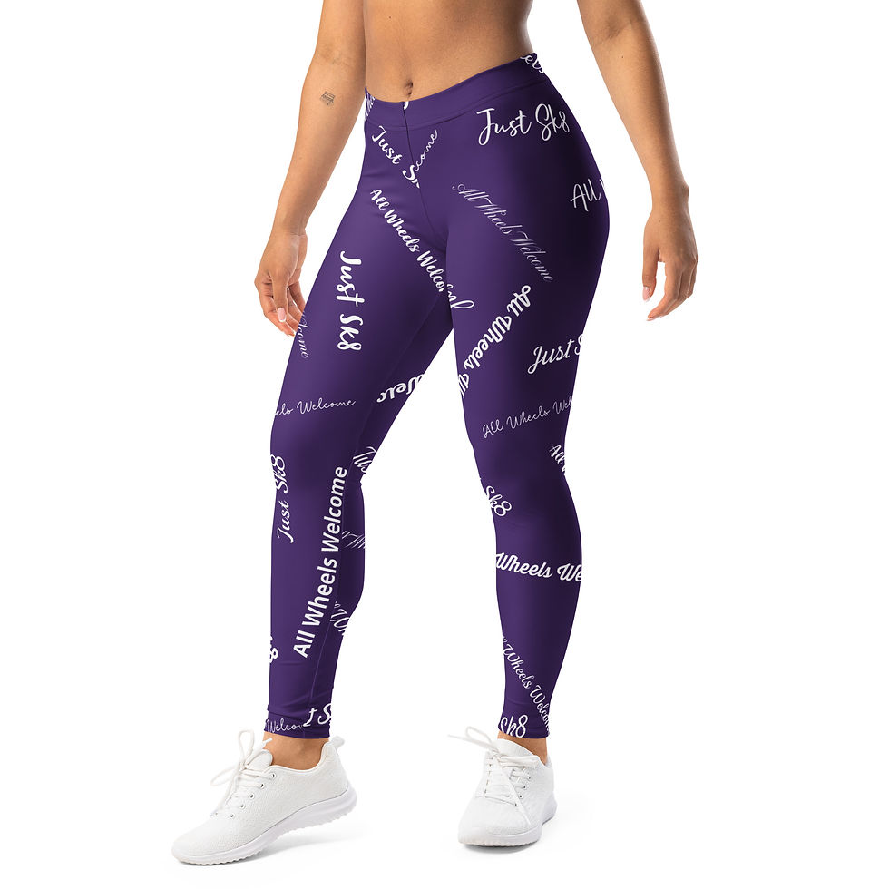 Thumbnail: Just Sk8 5th Gen Just Sk8 Names Leggings Purple