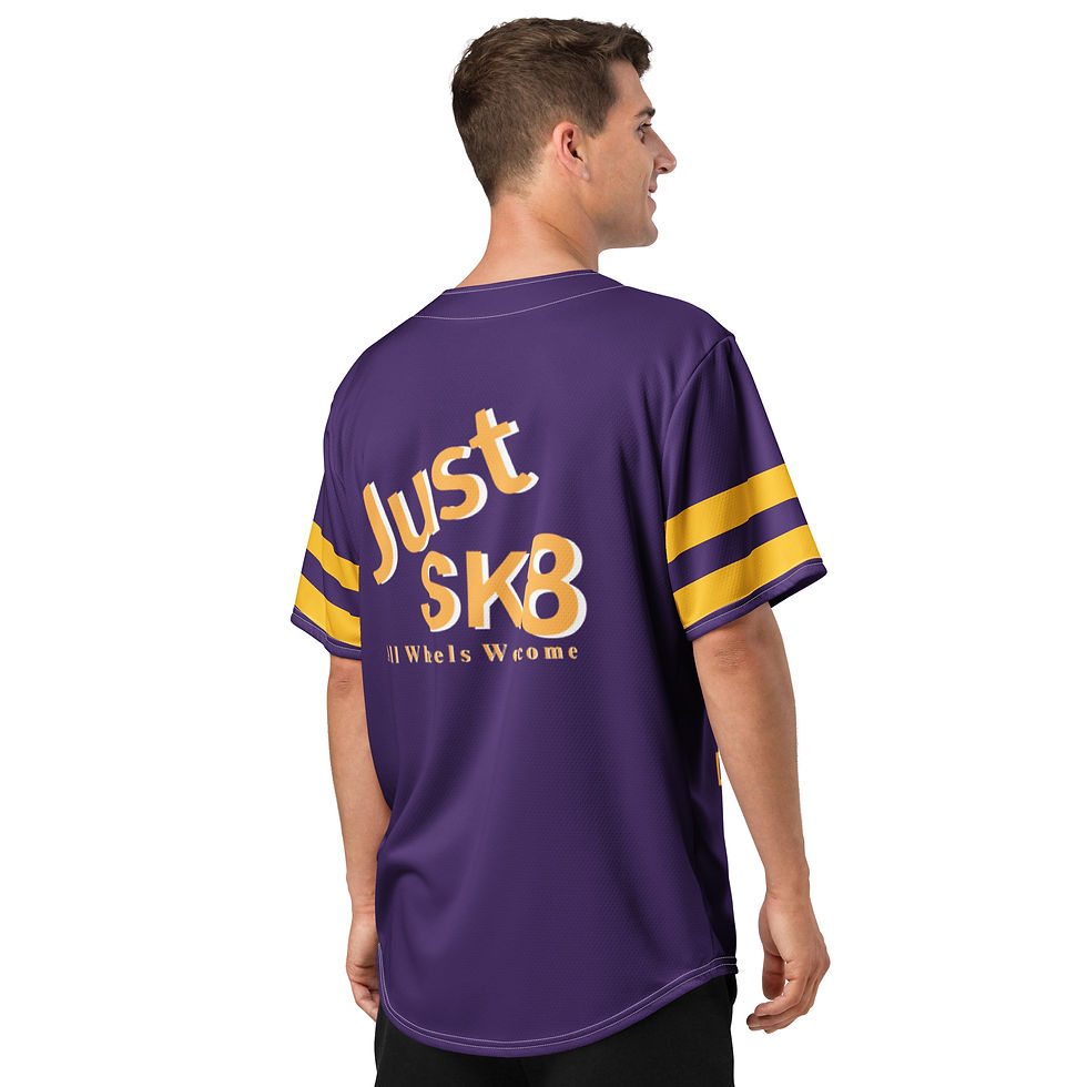 Thumbnail: Just Sk8 Baseball jersey Pur Gld
