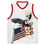 Thumbnail: Just Sk8 Recycled unisex basketball jersey Wht Red Amer1