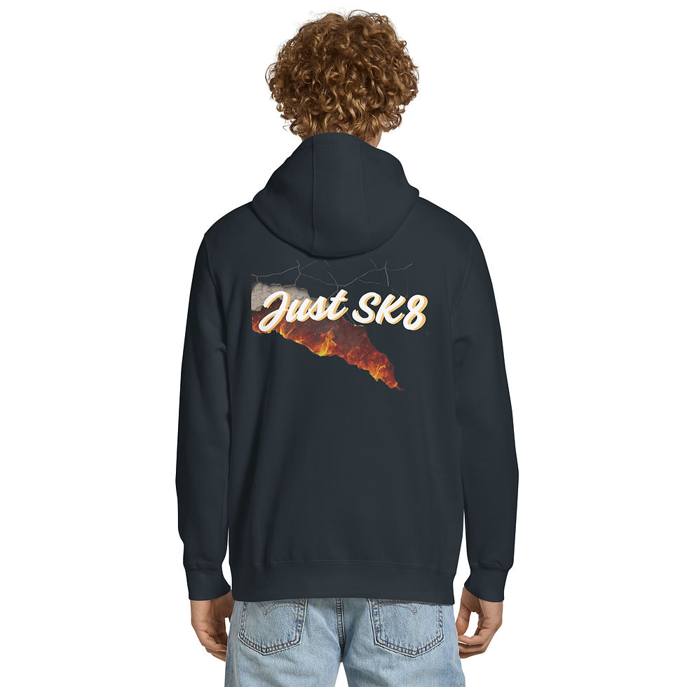 Thumbnail: Just Sk8 Tear Unisex premium mid-weight hoodie