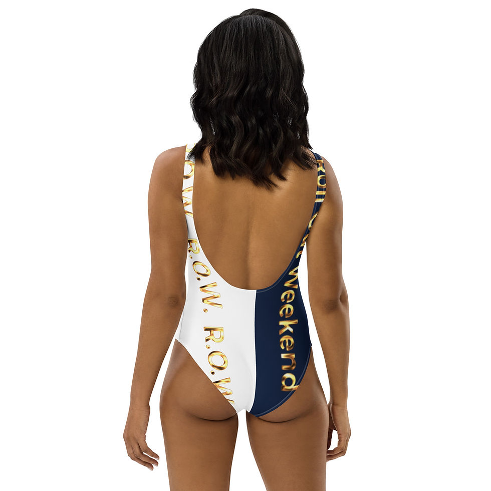 Thumbnail: R.O.W. 2nd Gen One-Piece Swimsuit Nvy Wht