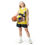 Thumbnail: Just Sk8 Recycled unisex basketball jersey Yel Wht Amer1