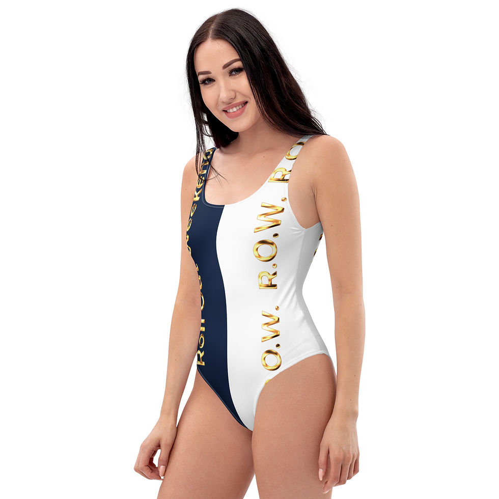 Thumbnail: R.O.W. 2nd Gen One-Piece Swimsuit Nvy Wht