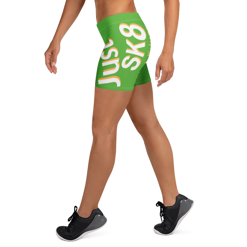 Thumbnail: Just-Sk8 5th Gen Shorts Green Wht Gld
