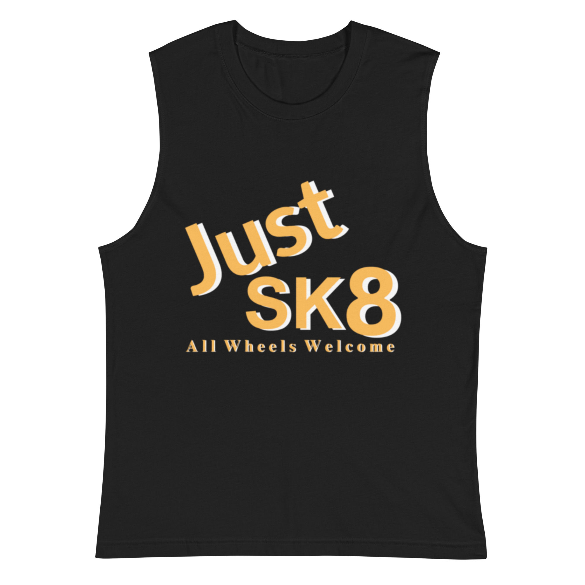 Just Sk8 Muscle Shirt Gld Logo