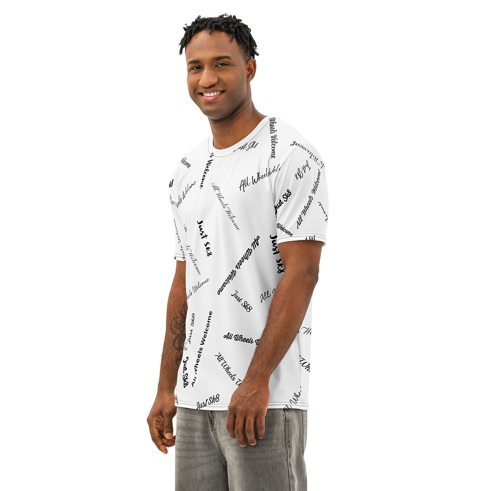 Thumbnail: Just Sk8 5th Gen Men’s cotton crew neck t-shirt White