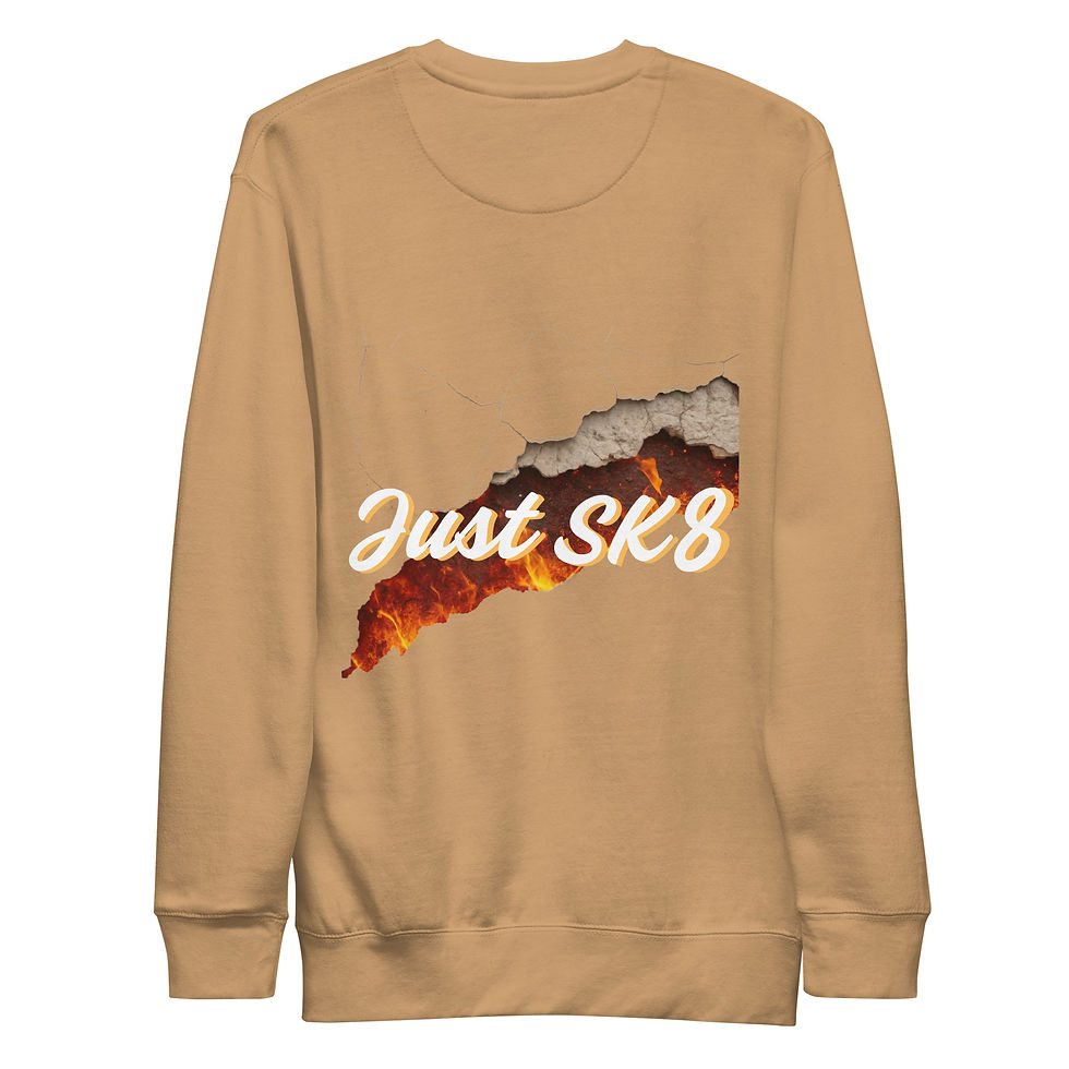 Thumbnail: Just Sk8 Tear Unisex Premium Sweatshirt