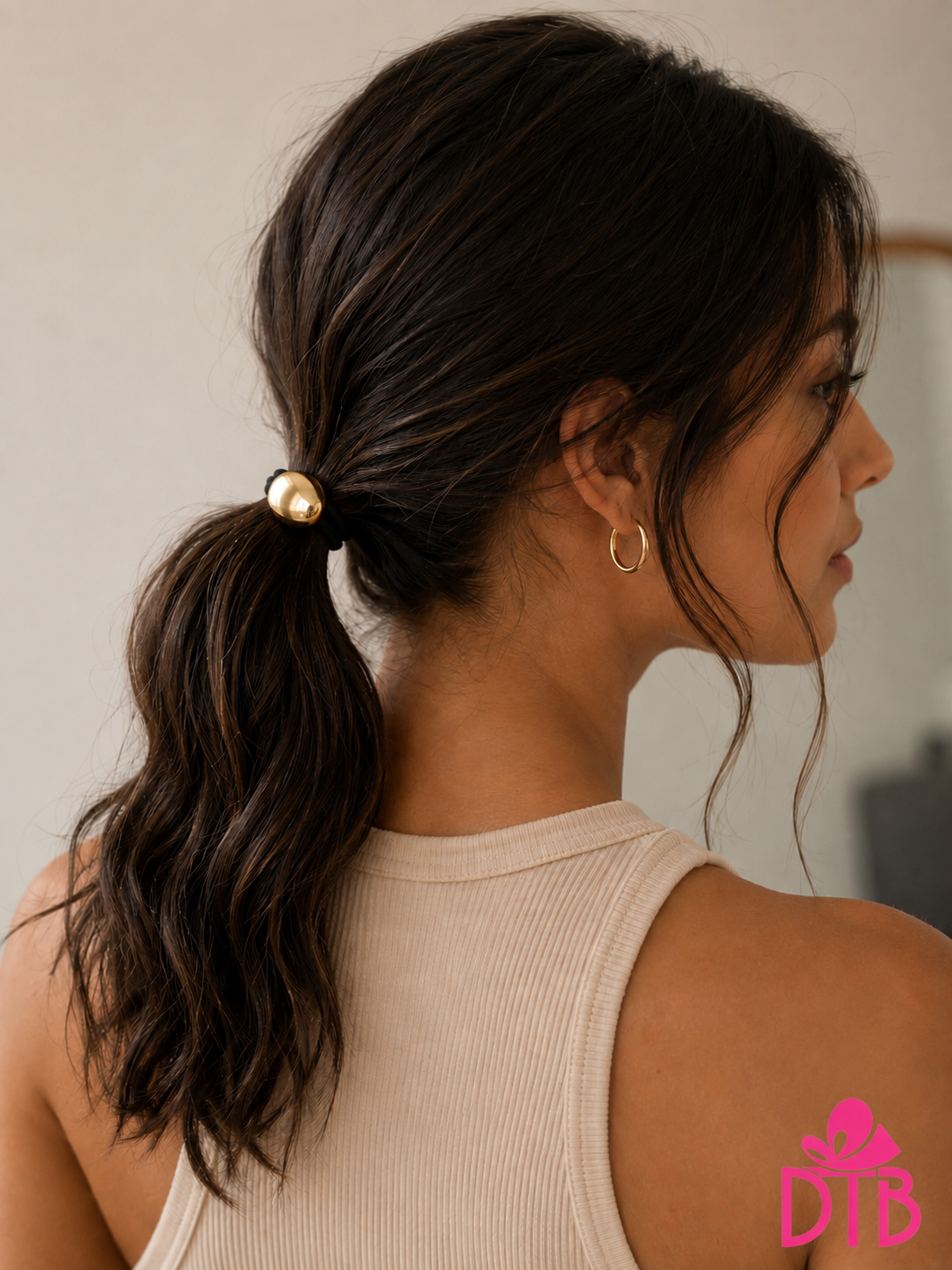 Cola Ponycuff Dorada DTB