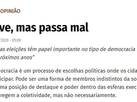 Vive, mas passa mal