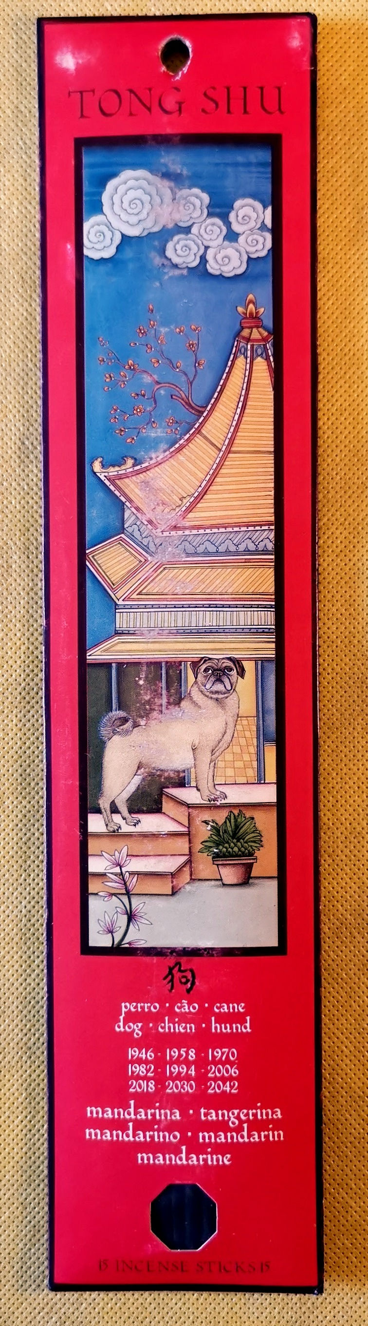 Thumbnail: Bâtons d'Encens Tong Shu (15 pces)