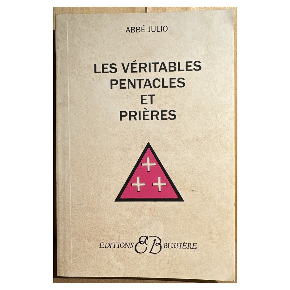Miniature : Les Véritables Pentacles et Prières de l'Abbé Julio