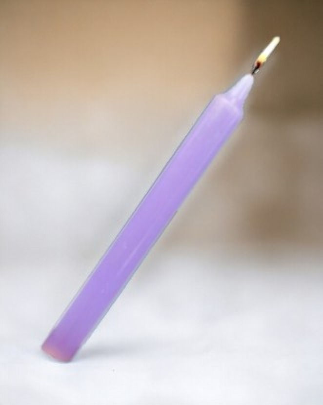 Bougie violette — Santé et guérison