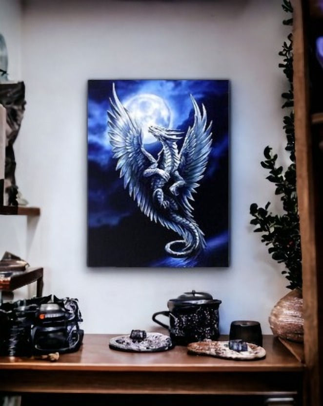 Silver Dragon (25x19x1,5cm)