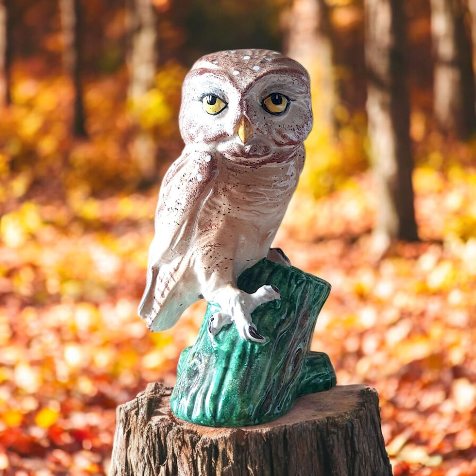 Miniaturbild: Magnifique Chouette en Porcelaine
