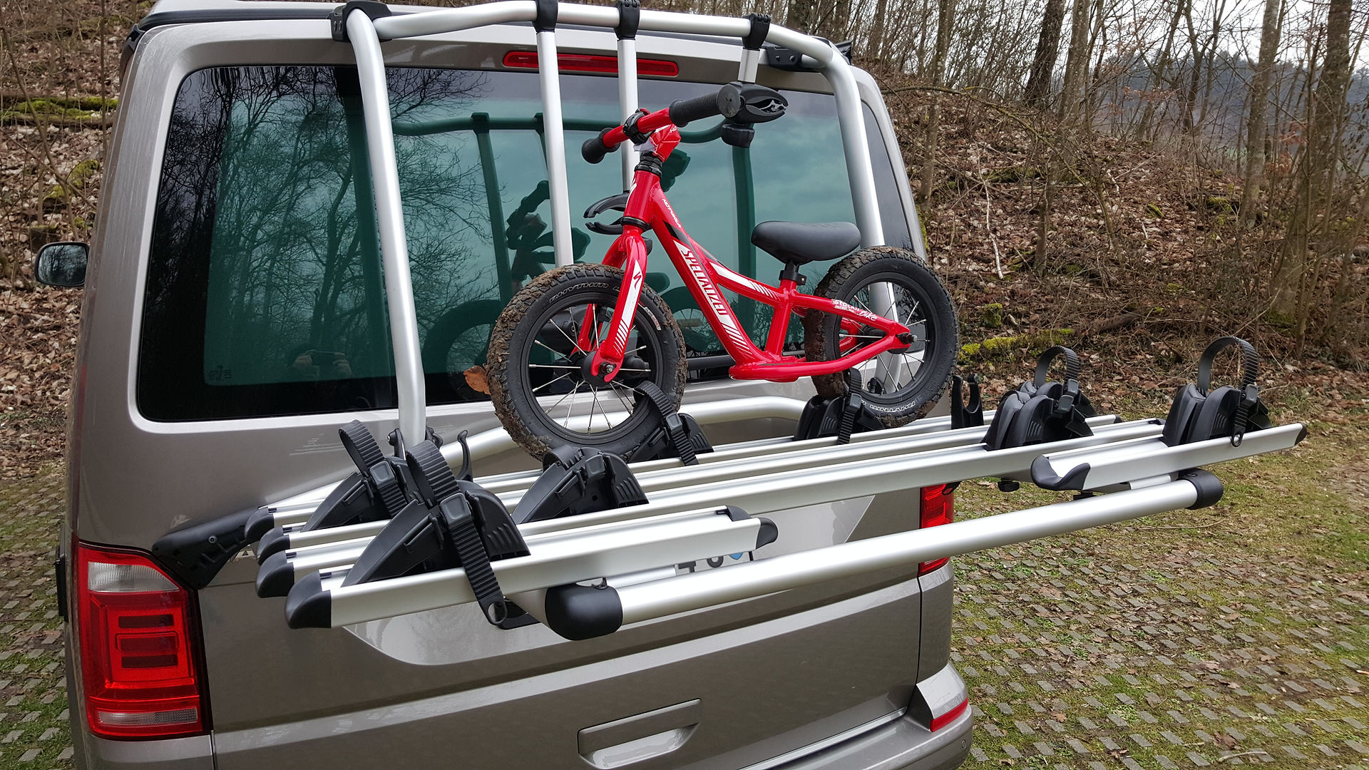 Fahrradträger für Heckklappe VW T6