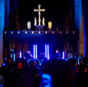 Silent Disco at Newcastle Cathedral