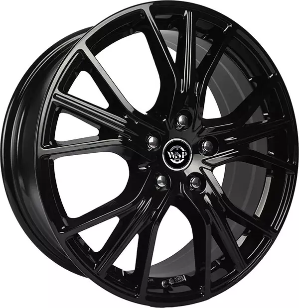 9x20 ZURICH WD004 5X114.3 40.5 67.1 GLOSSY BLACK