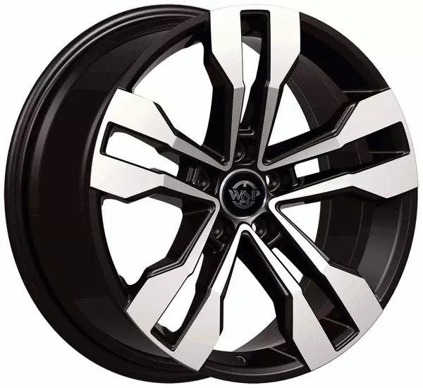 7.5x17 TENERIFE WD008 5X108 44 65.1 GLOSSY BLACK POLISHED