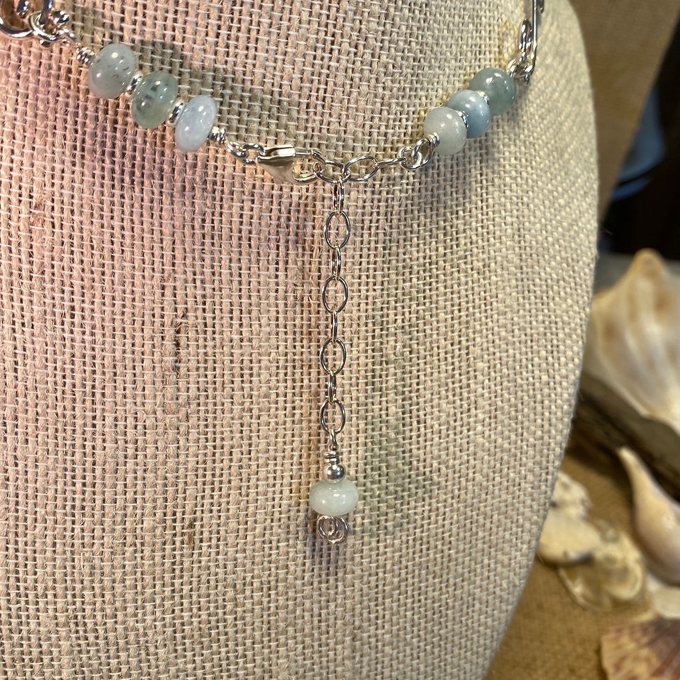 Thumbnail: Blue Quartz Statement Necklace