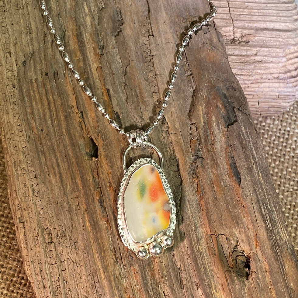 Thumbnail: Multi Seaglass Pendant