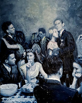 Silvia Berton, Memories (2021), oil painting artwork