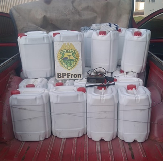 BPFRON apreende camionete carregada com agrotóxicos contrabandeado