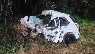 Casal que voltava do trabalho morre em grave acidente na BR-158