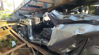 Homem tem ferimentos graves em acidente na BR-373 em Ponta Grossa