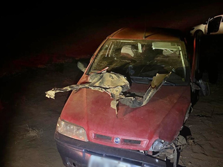 Condutor embriagado se envolve em acidente na PR-459 e dois ficam feridos