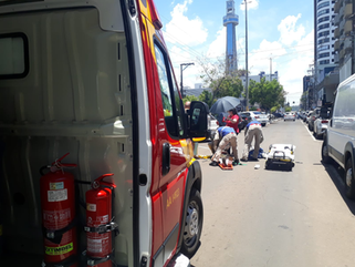 Mulher é atropelada por dois carros em Francisco Beltrão