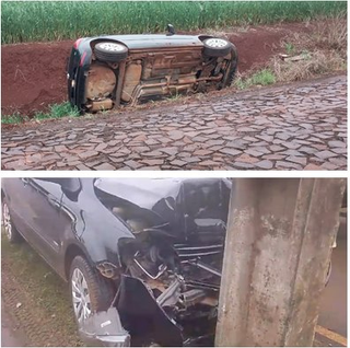 Mulher sofre dois acidentes em pouco espaço de tempo