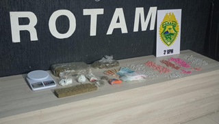 ROTAM prende homem com grande quantidade de ecstasy e maconha