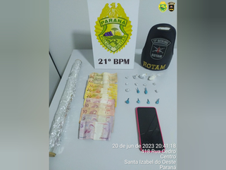 ROTAM apreende menores comercializando cocaína e crack