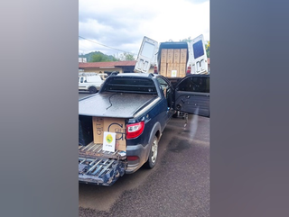 Dois homens são presos em flagrante pela PM por contrabando de cigarro