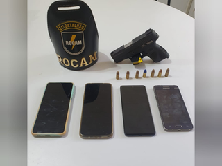 Homem é preso por posse irregular de arma de fogo de uso restrito e contrabando