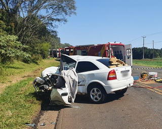 Condutor de carro carregado com droga morre em acidente na PR-483